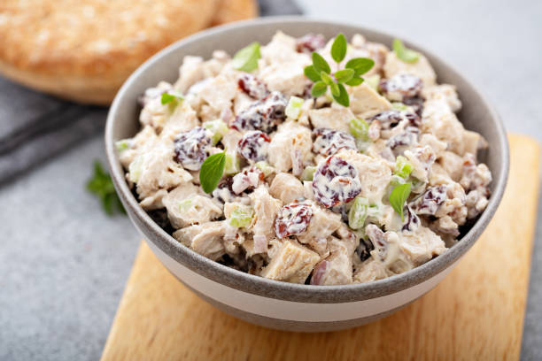 Sweet + Tangy Honey Mustard Chicken Salad